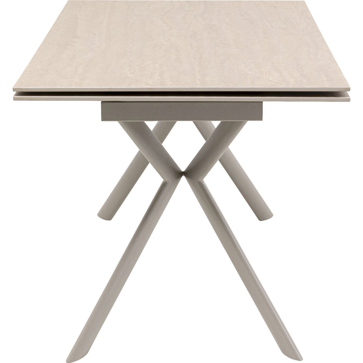 Table à rallonges Xenia Travertino 200x80cm Kare Design