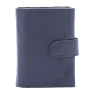 Portafoglio uomo in vera pelle - Modello False - Casual - 7.5 x 10.0 x 2.5 cm