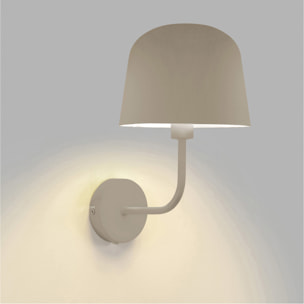 Forlight Fres aplique interior en beig para bombilla E14