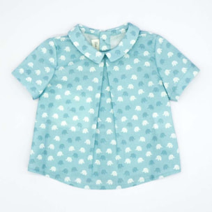 CAMISA ELEFANTE AZUL Y BLANCO