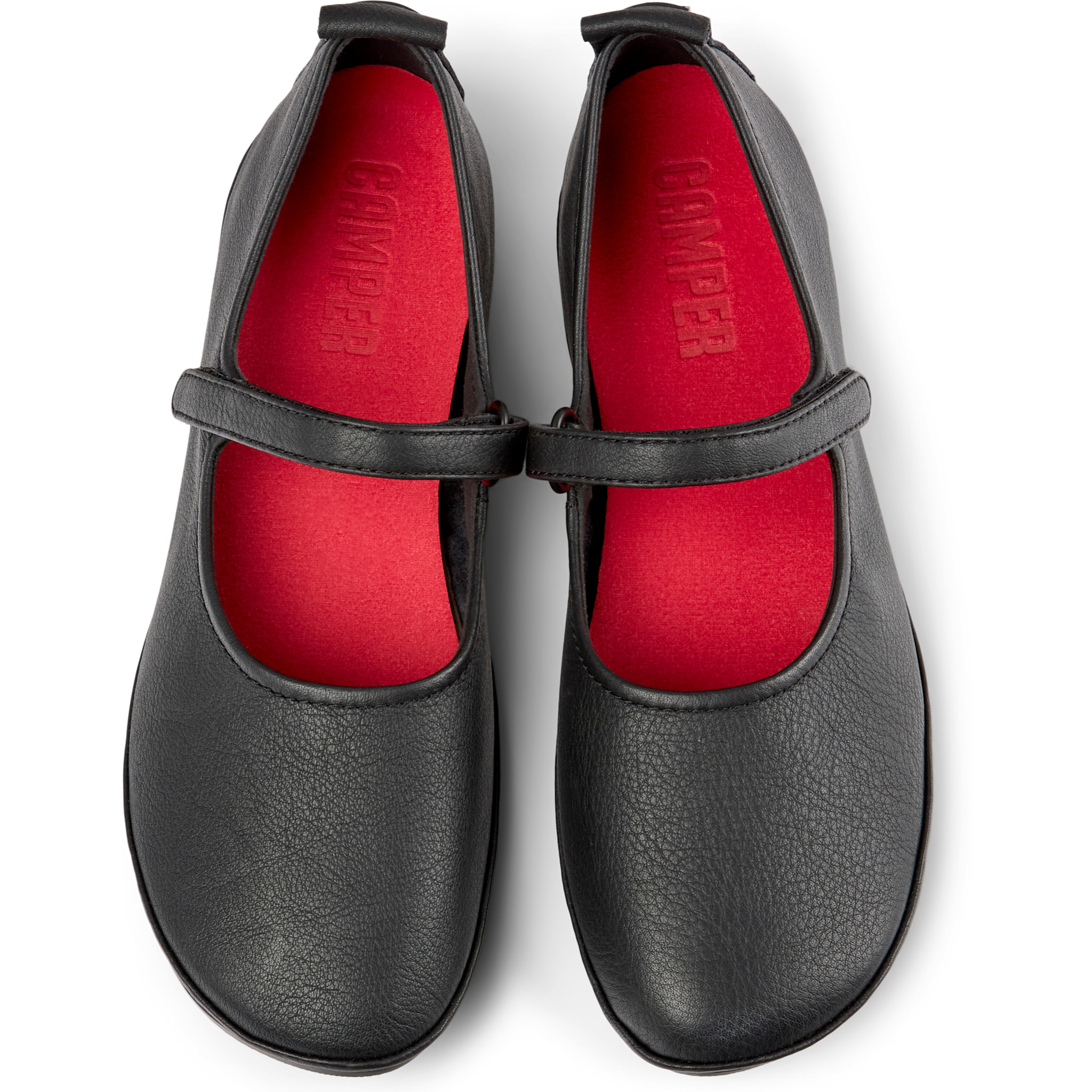 Bailarinas - CAMPER Right Nina - Negro - Cuero liso