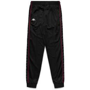 Pantaloni Kappa Uomo 222 Banda Rastoria Slim Nero