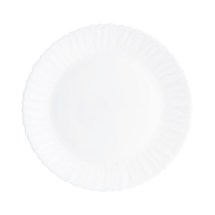 Plat blanc 30 cm Feston - Luminarc