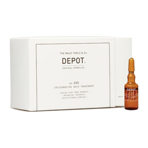 DEPOT no.205 Invigorating Hair Treatment 10x5ml