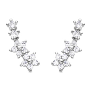 Pendientes Lux by Lux acabados plata