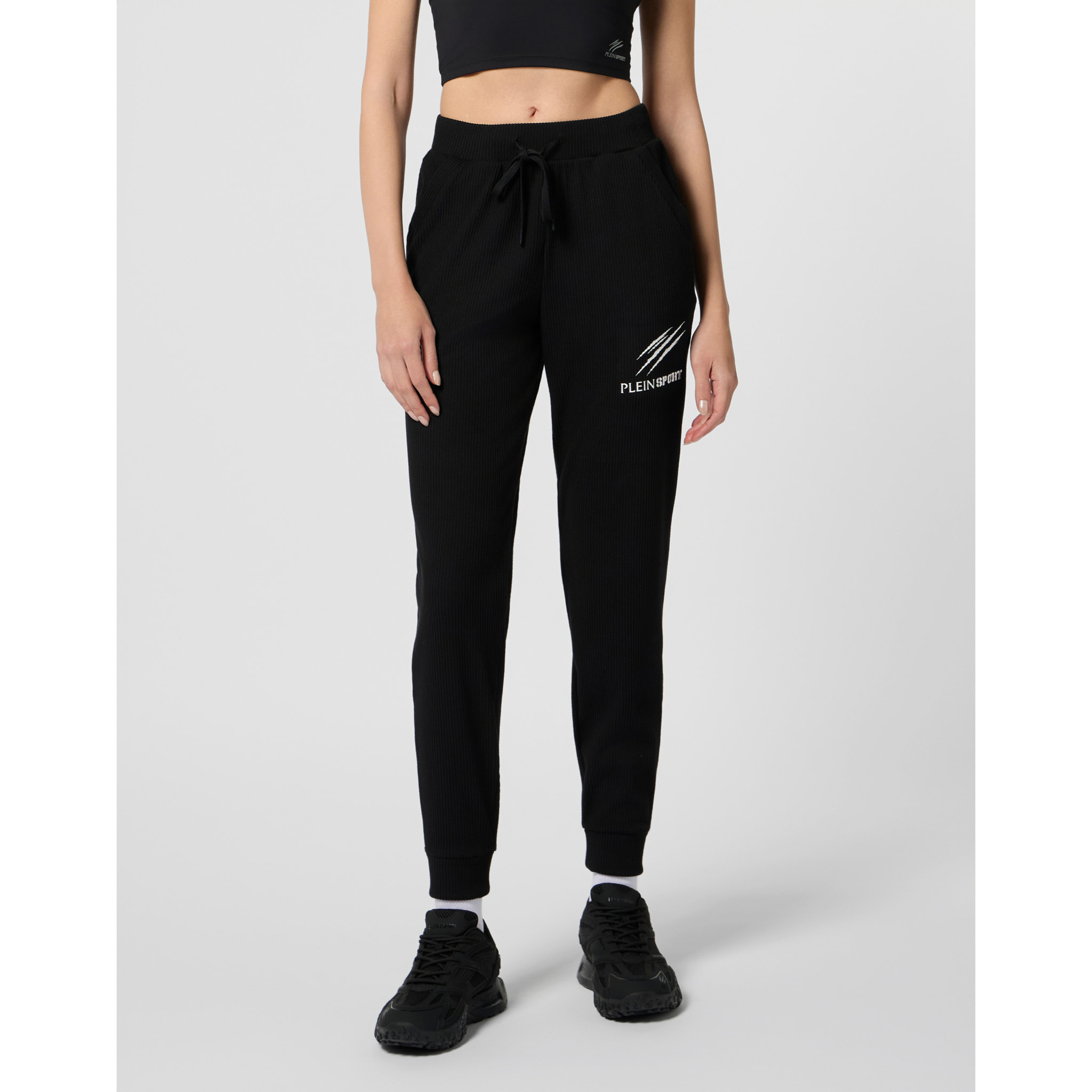 PLEIN SPORT Ribbed Joggers Scratch