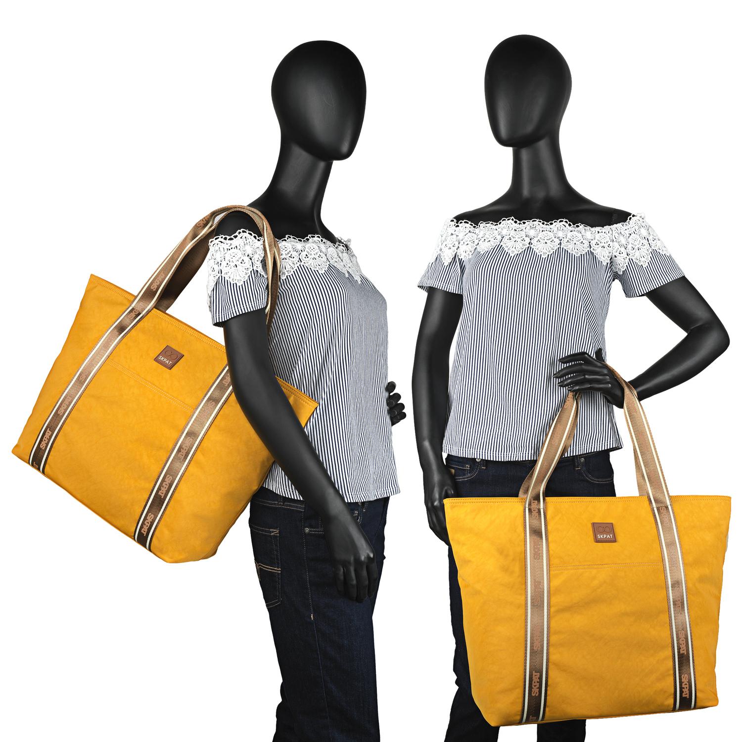 Bolso De Playa Skpat Nimes Amarillo