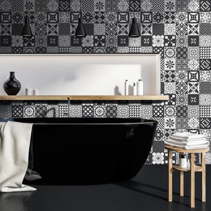 Stickers muraux - Sticker Mural Carrelage adhésif Cuisine Salle de Bain - 60 STICKERS CARRELAGES AZULEJOS SIMONZO