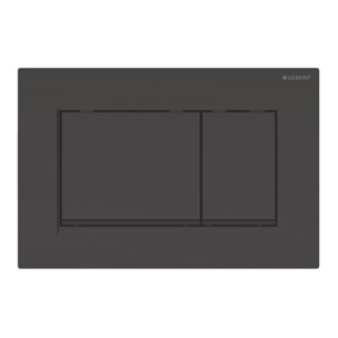 Pack WC Bati-support Geberit + WC Swiss Aqua Technologies Infinitio sans bride + Abattant softclose + Plaque noire