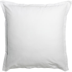 Lot De 2 Taies D'oreiller 50x70cm 100% Coton 57fils Ivoire