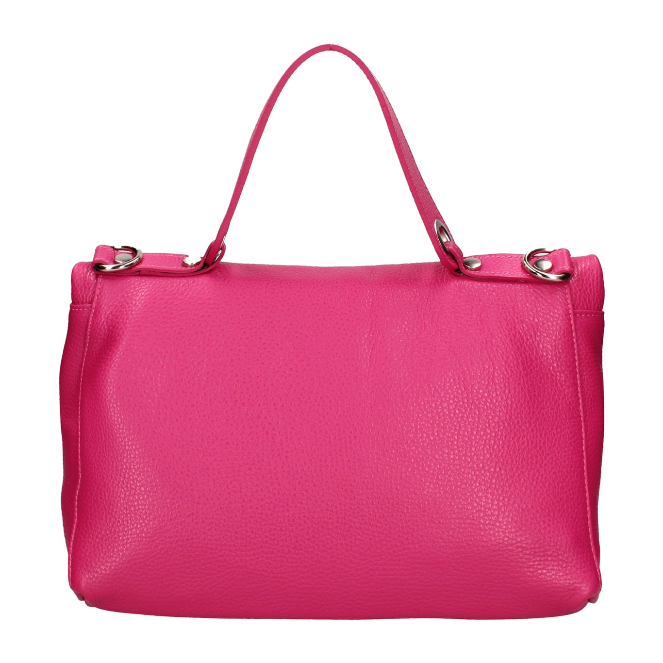 Borsa a spalla convertibile in zaino da donna In Vera pelle Made in Italy 34x21x12 cm