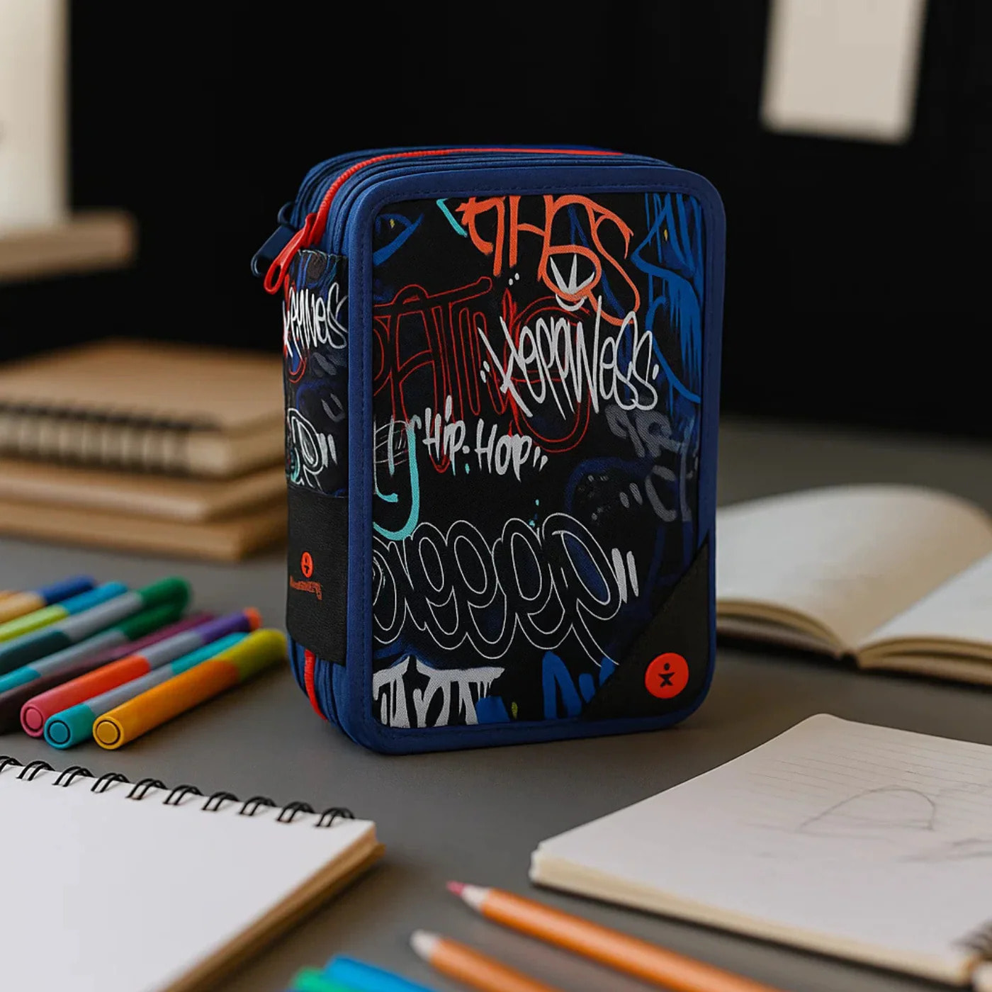 beSmart - ASTUCCIO TRIPLO 18+18 GIOTTOGRAFFITI