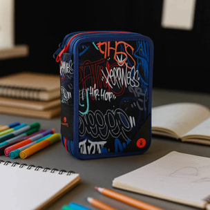 beSmart - ASTUCCIO TRIPLO 18+18 GIOTTOGRAFFITI