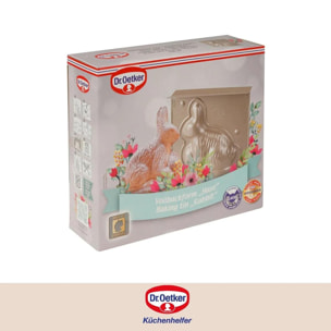 Moule à gâteaux 3D en forme de lapin de Pâques 600 ml Dr.Oetker