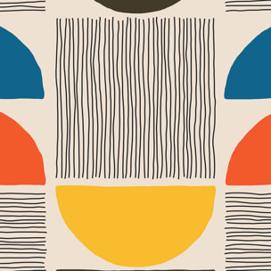Papier peint, lilly blue Intissé