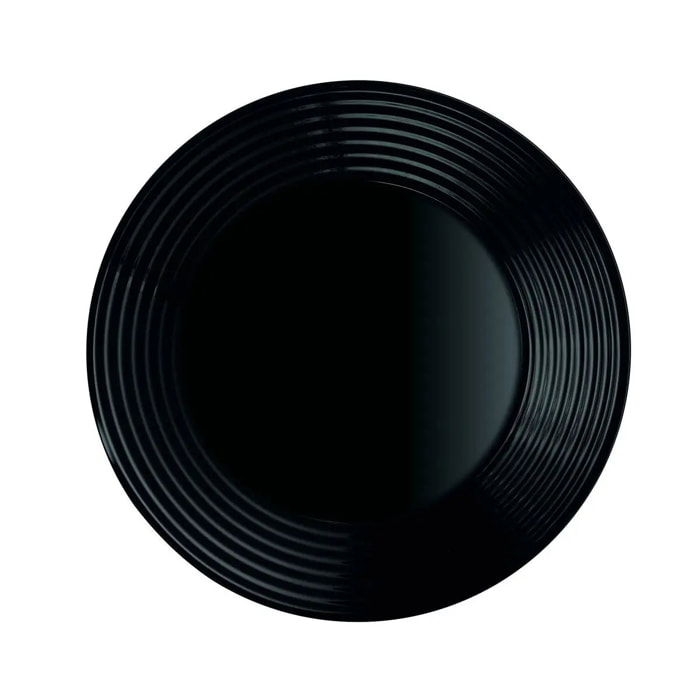 6 platos hondos negros 24 cm Harena - Luminarc