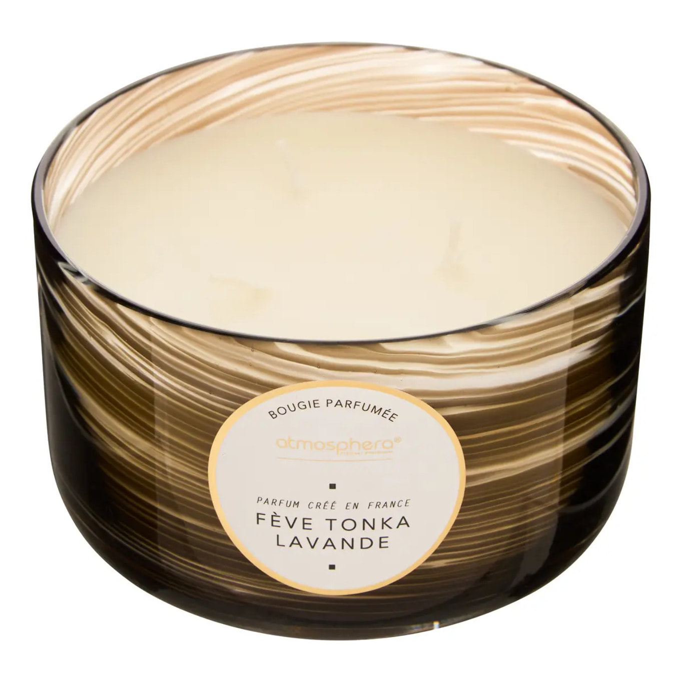 Bougie parfumée 540g Wavy Fève tonka lavande
