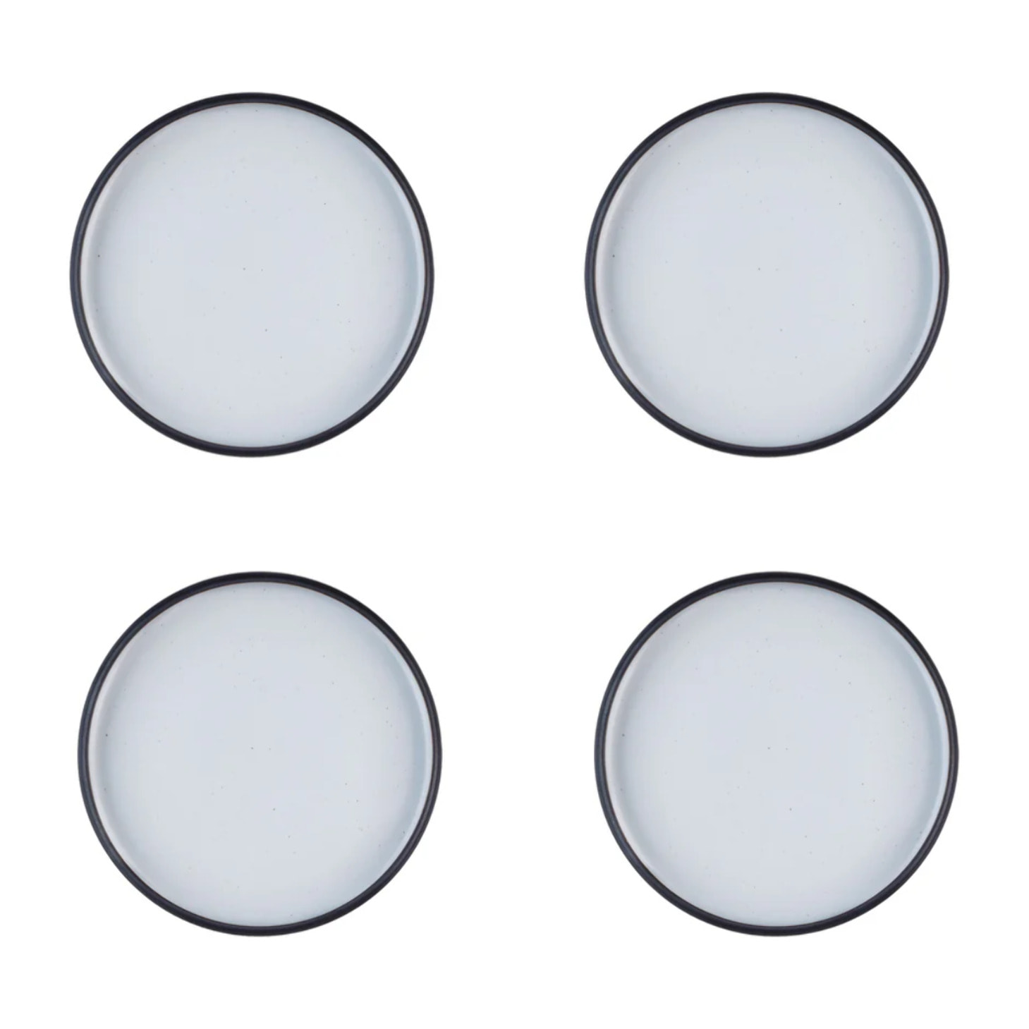 Assiette GOURMET Ø21,5cm - 4 pièces - Onyx