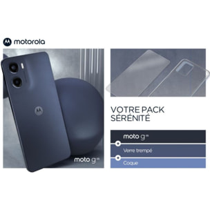 Smartphone MOTOROLA Pack G05 + coque + verre trempe