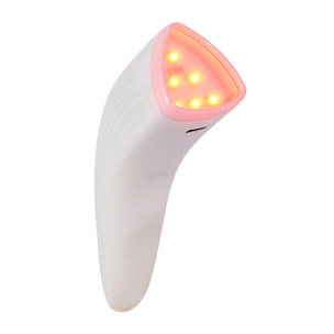 Lampada portatile per la luminoterapia con luce rossa e blu.