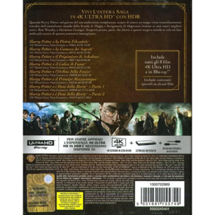 Harry Potter Cofanetto 1-8 Film Collection 4K Ultra HD + Blu-Ray Warner Bros.