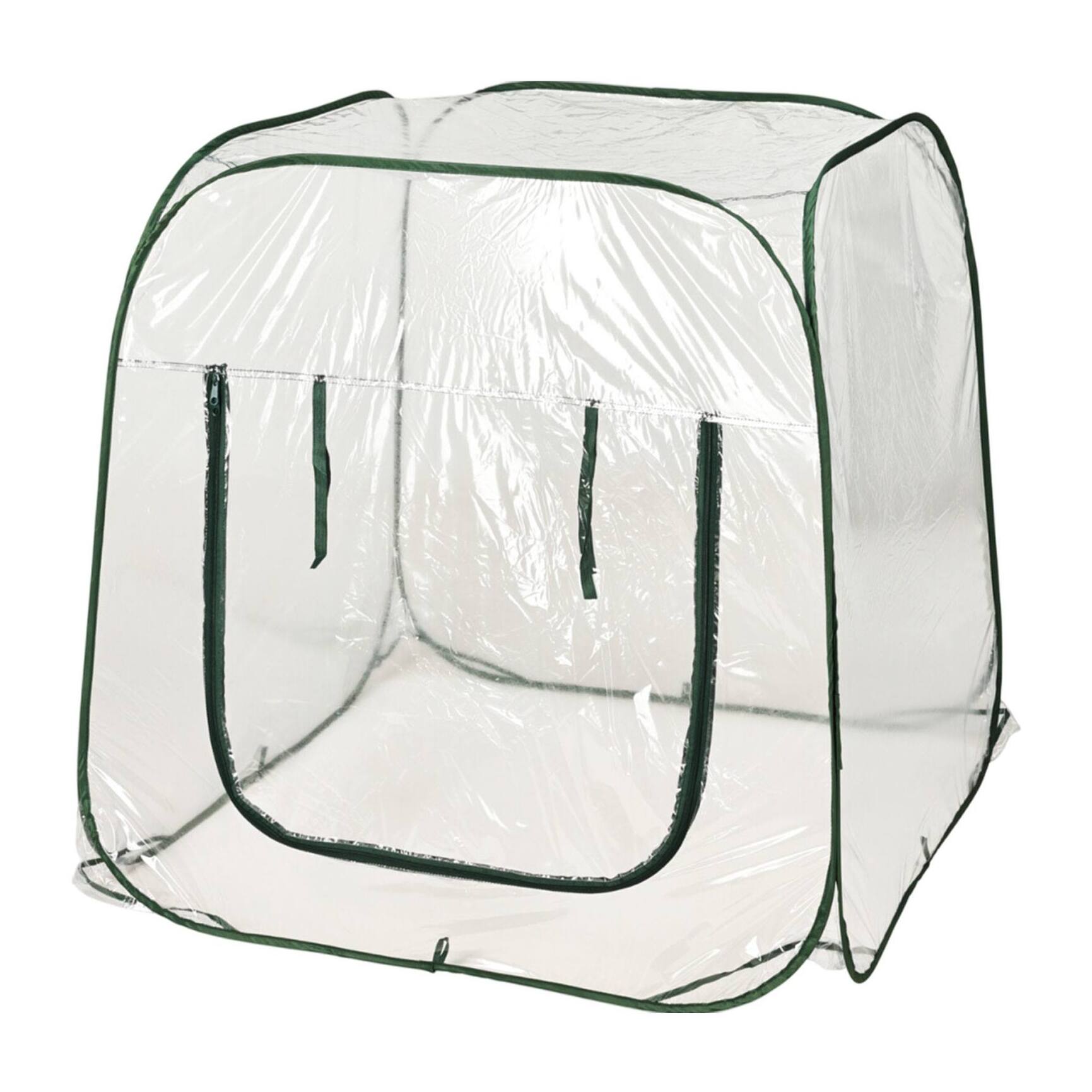 Well home invernadero pop-up de acero resistente 100x100x100cm