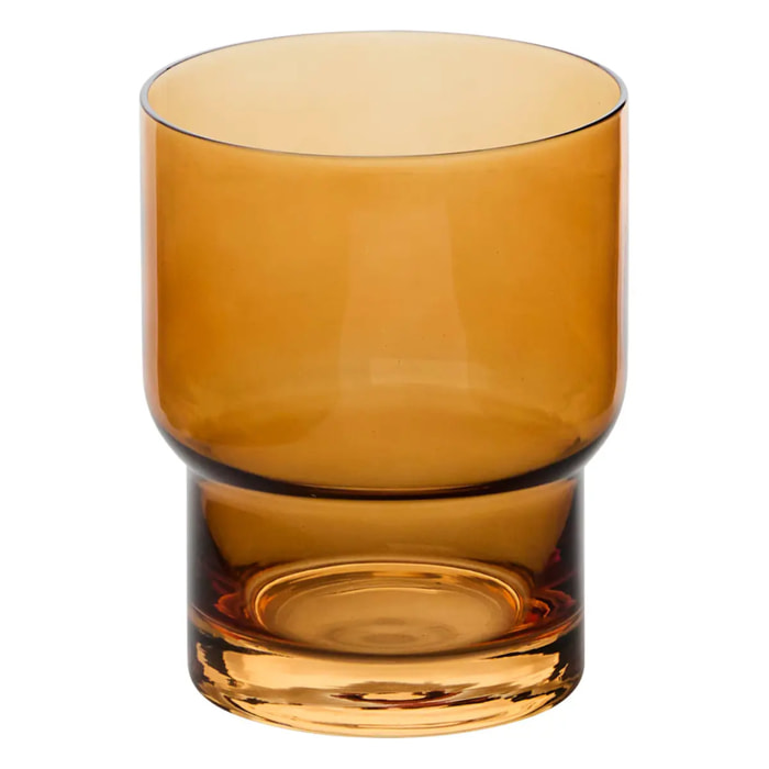 Lot de 6 gobelets Ella jaune D8xH10cm