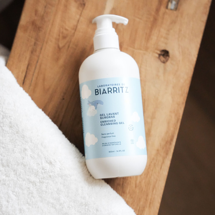 Bébé - Gel Lavant Surgras Bio Sans Parfum 500ml