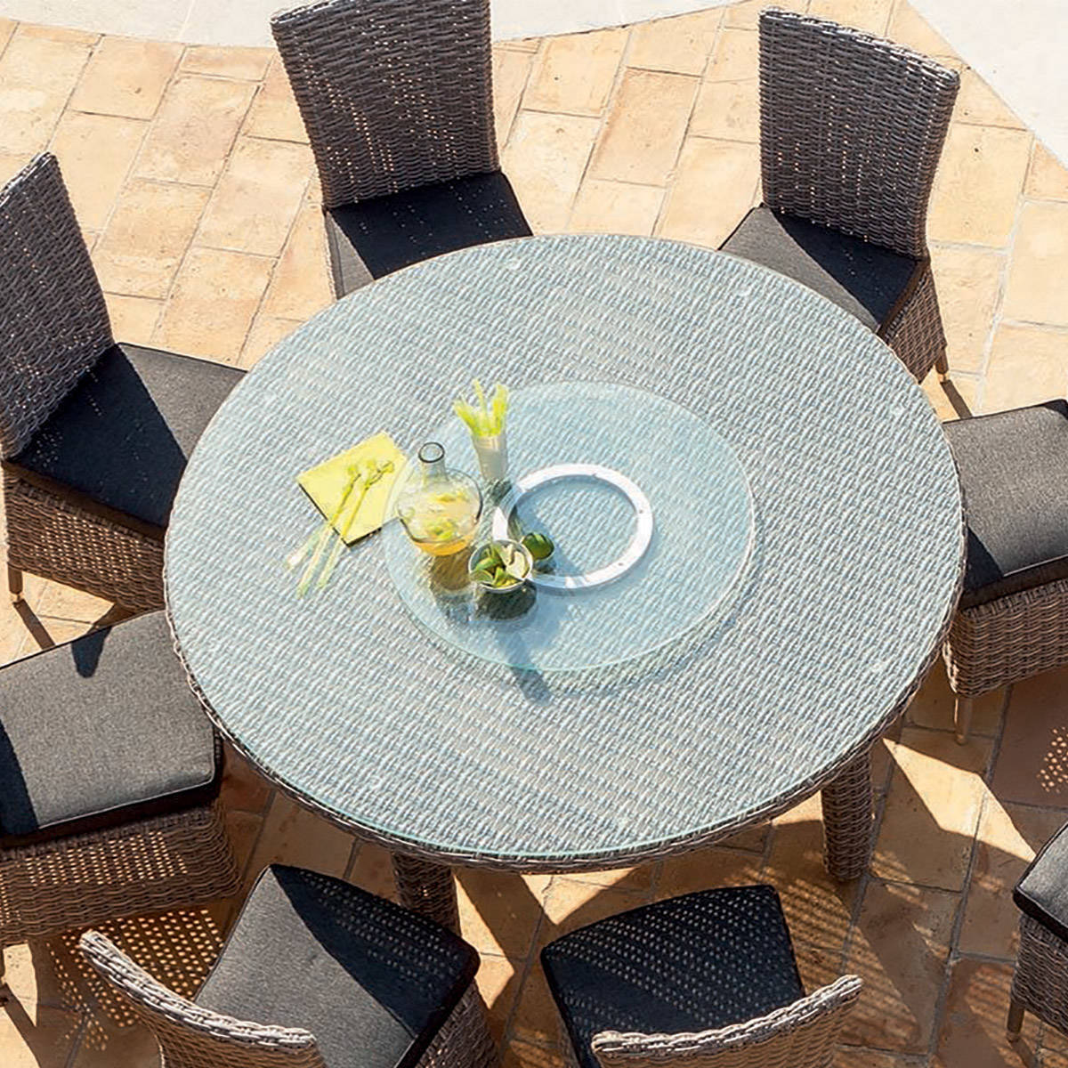 Plateau mobile tournant