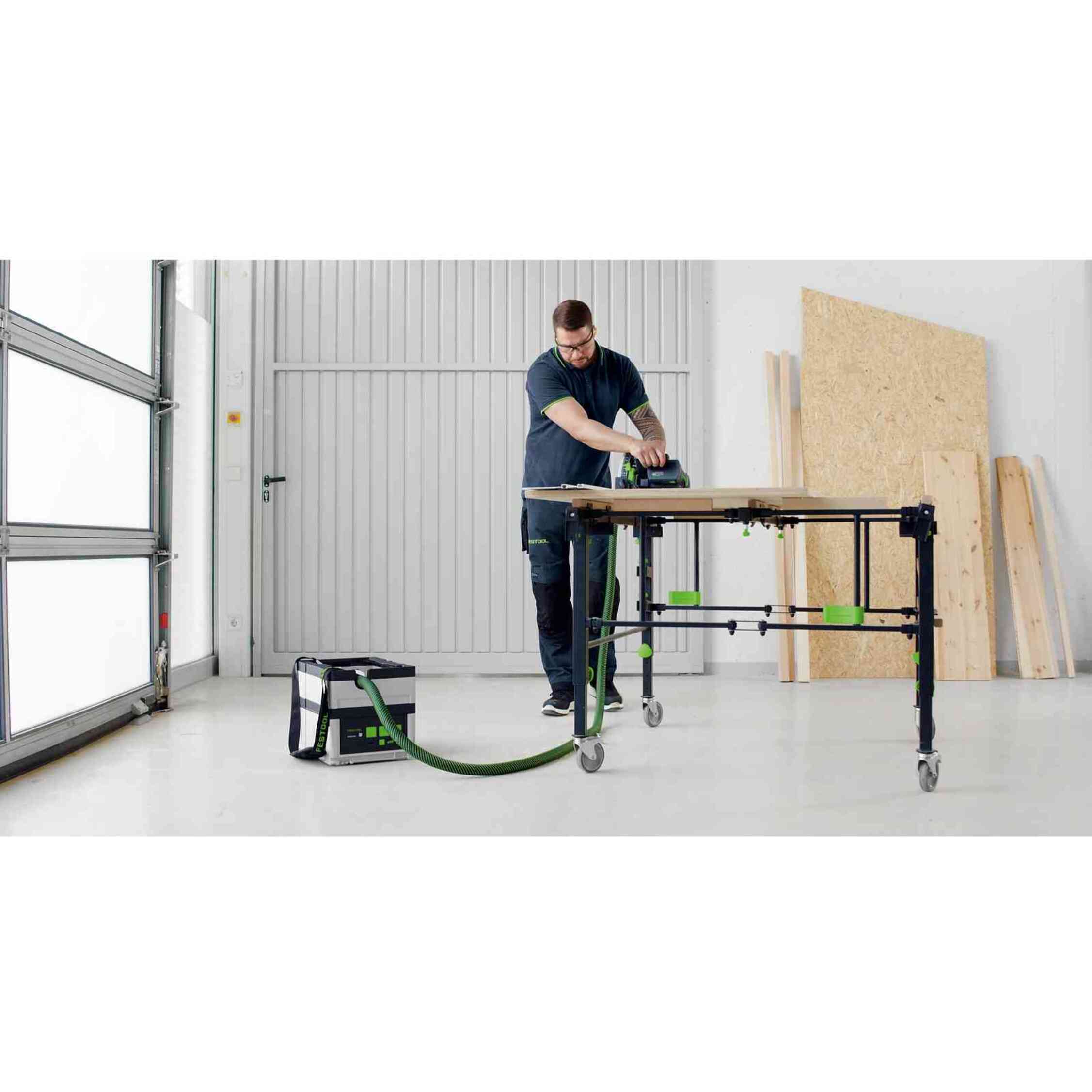 Aspirateurs sans fil CLEANTEC CTMC SYS HPC 4,0 I-Plus - FESTOOL - avec 4 batteries 18V 4.0Ah - chargeur double - Systainer - 576942