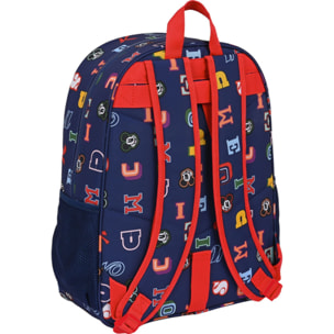Mochila de 33 cm adapt.carro mickey mouse "only one"