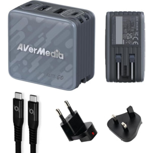 Chargeur console de jeux AVERMEDIA Core Elite Go Noir