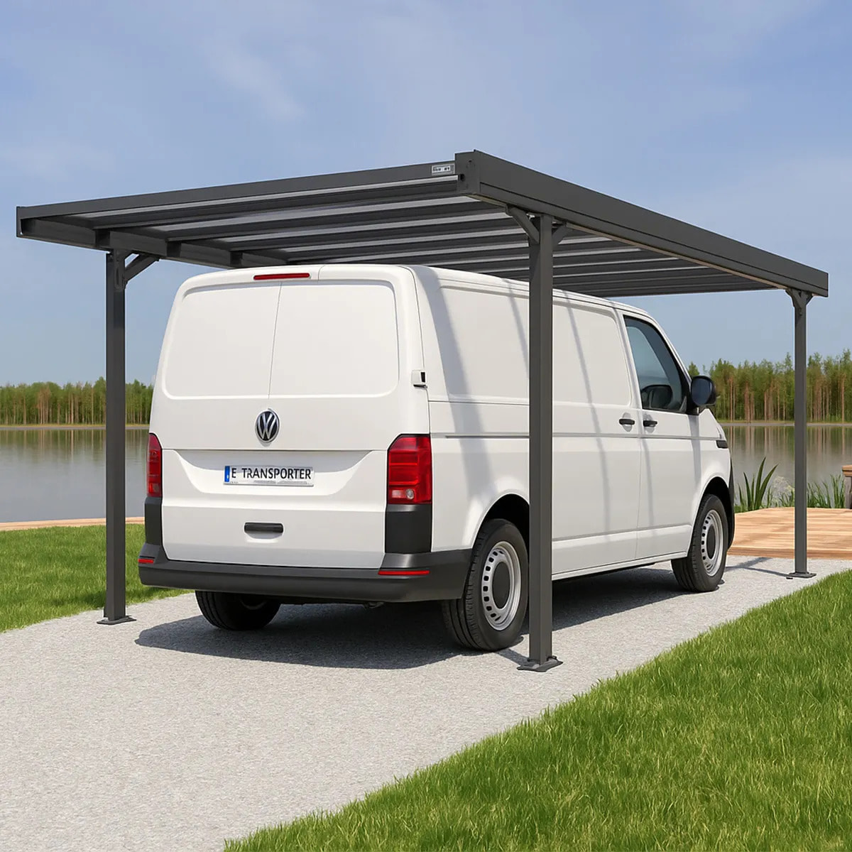 Carport Grande longueur - Toit monopente - Alizé 16