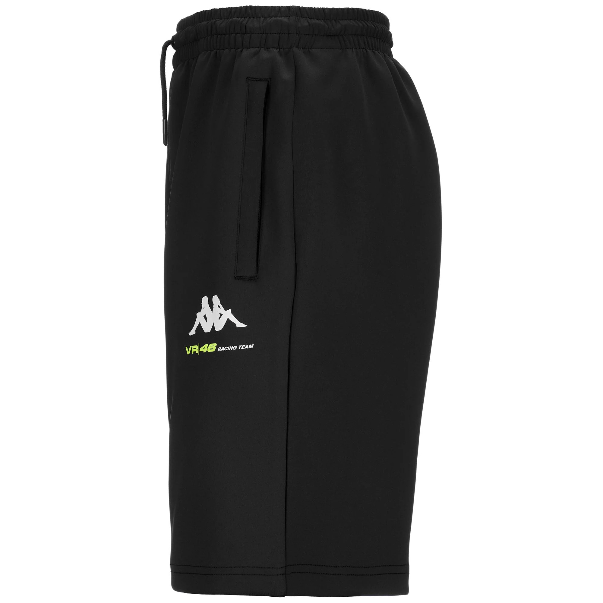 Kappa - Pantaloni Corti Uomo Nero - Adozippo Vr46