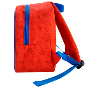 SuperMario Mochila Preescolar 3D Eva. Espaldera acolchada.