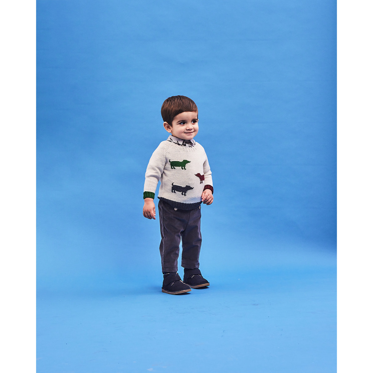 PANTALÓN PANA ELÁSTICA GRIS