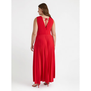 Fiorella Rubino - Vestito lungo in jersey - Rosso