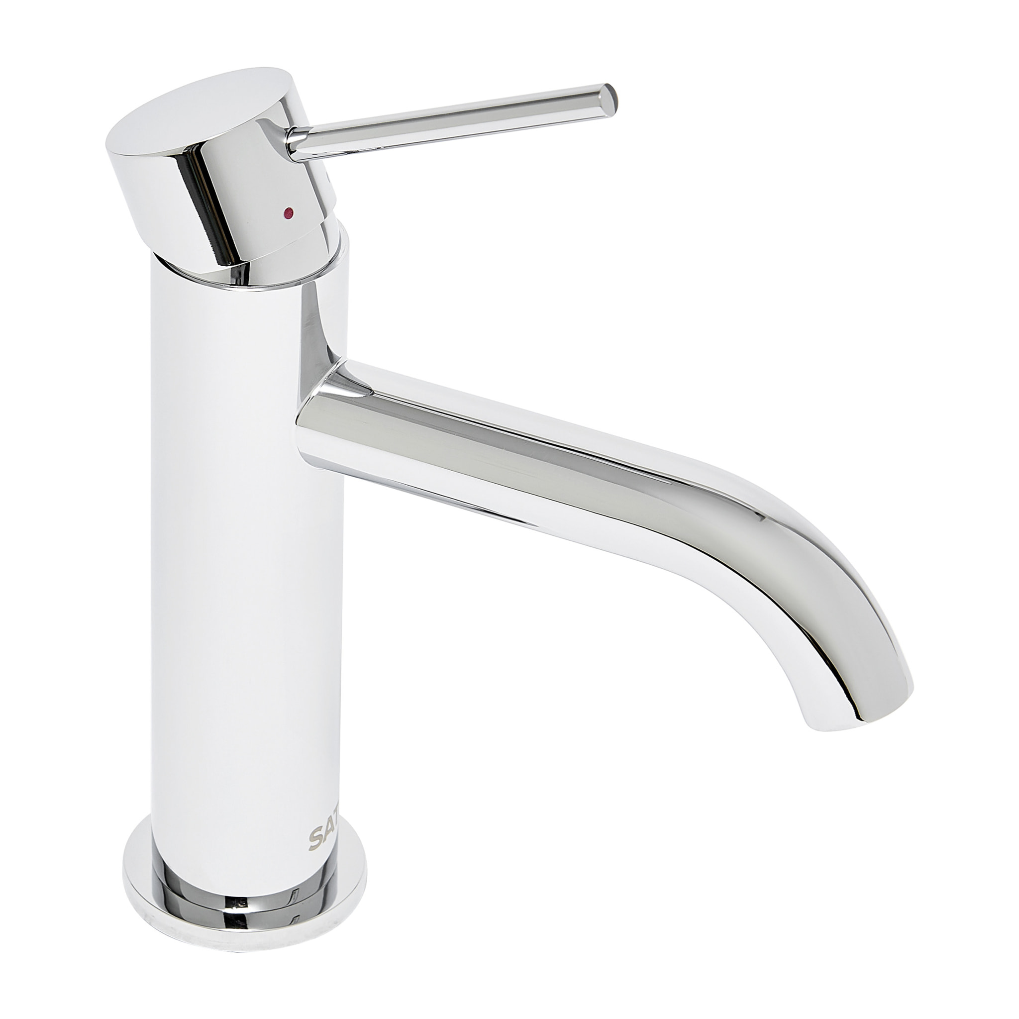 Aurum mitigeur de lavabo 16,5 cm, à levier, sans vidage, chrome brillant SATBAUR271CR avec une garantie de 5 ans