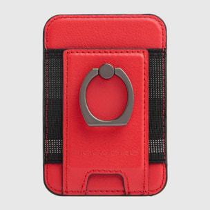 Piquadro Portacarte di credito MagSafe® con anello