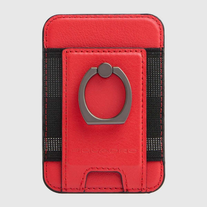 Piquadro Portacarte di credito MagSafe® con anello
