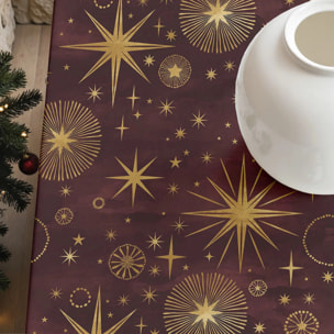 Nappe en résine Anti-tâches Christmas Cielo Rojo