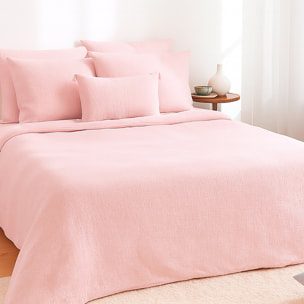 Parure De Couette 3pcs 100% gaze De Coton Rose