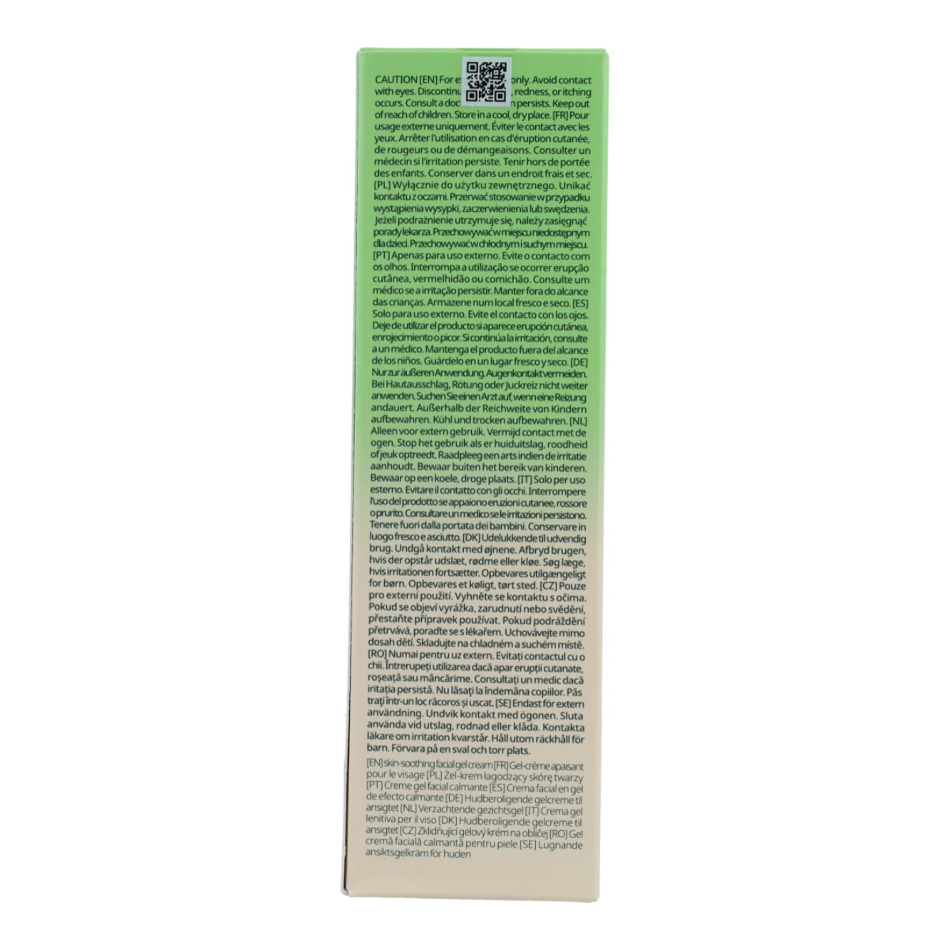 Crema gel Oat-In Calming Gel Cream Purito Seoul 100 ml