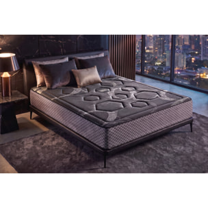 Matelas Titanium Black Multizone 26 cm - Moonia