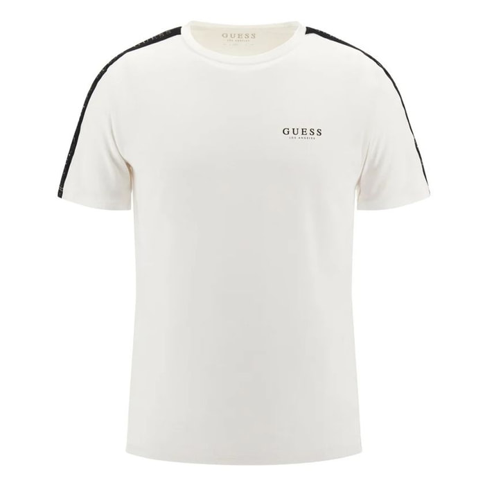 T-shirt Jame - logo - blanc