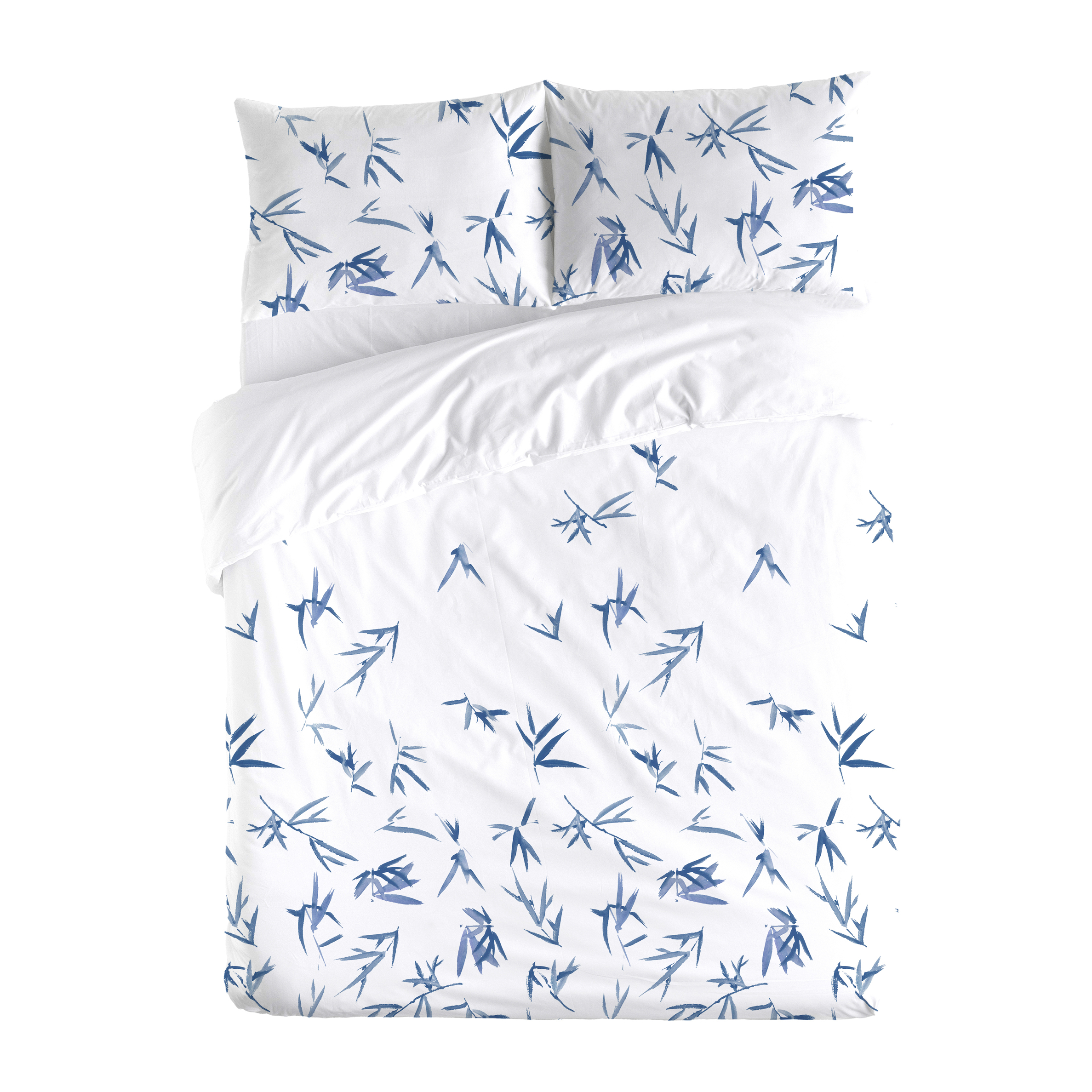 Housse de couette Cigeor Bleu 100% coton 79 cm/2