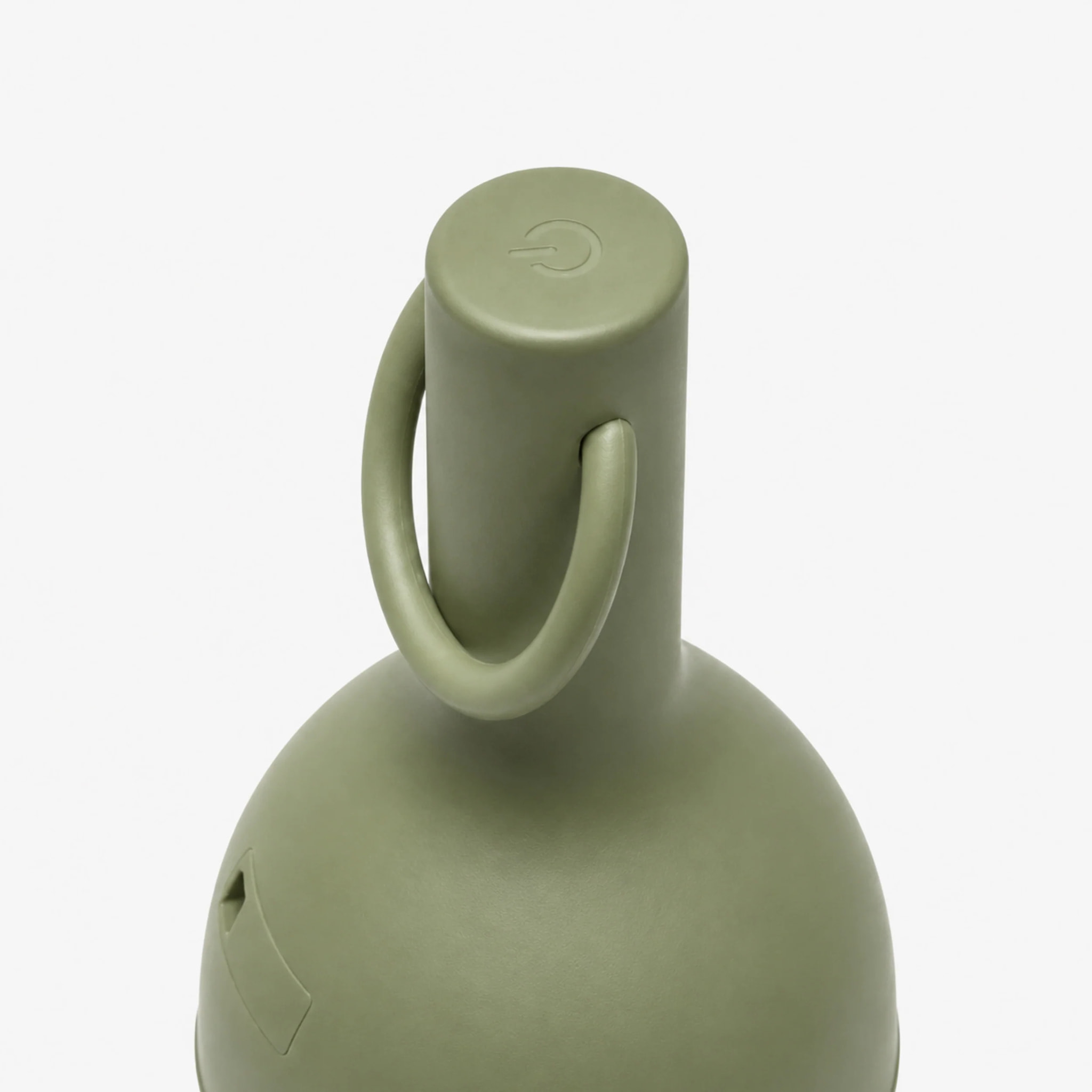 Petite lampe nomade en plastique vert olive - Elo