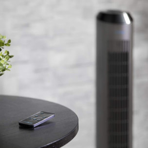 Cecotec Ventilador de Torre Digital con Mando a Distancia y Temporizador EnergyS