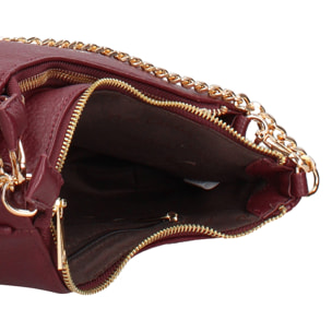 Borsa a tracolla da donna - Modello Novara Pro - Pelle vegana PU - 26.0 x 15.0 x 5.5 cm