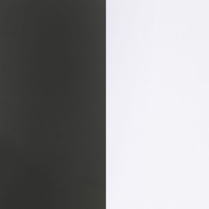 Pack escritorio y estantería Cosmic Plus Blanco Artik (Blanco Mate) - Gris Antracita